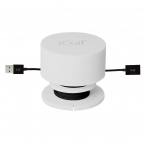 iCoil USB arj Kablosu (3.65M)-White Pod Black Cord