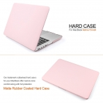 iDOO Apple Macbook Pro Fruit Serisi Klf (15 in)-Rose Quartz