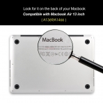 iDoo Apple MacBook Air Black Nebula Pattern Serisi Klf (13 in)