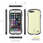 iFace Apple iPhone 8 Plus Pastel Serisi Klf (MIL-STD-810G)-Yellow (Matte)