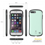 iFace Apple iPhone 8 Plus Pastel Serisi Klf (MIL-STD-810G)-Mint (Matte)