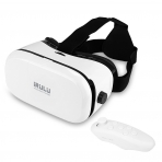 iRULU 3D VR Sanal Gereklik Gzl ve Kumanda-White