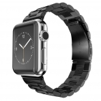 iXCC Apple Watch Paslanmaz elik Metal Kay (42mm)-Black