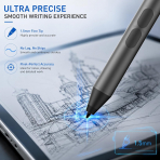 iafer Microsoft Surface Uyumlu Stylus Kalem-Black