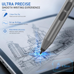 iafer Microsoft Surface Uyumlu Stylus Kalem-Grey