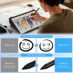 iafer Surface Uyumlu Stylus Kalem -Black