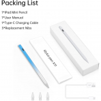 iafer iPad Uyumlu Stylus Kalem-Blue