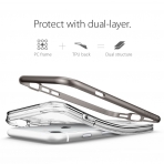 Spigen iPhone 7 Case Crystal Hybrid-Gunmetal