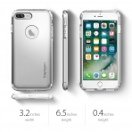Spigen iPhone 7 Plus Hybrid Armor Klf-Satin Silver