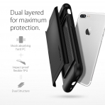 Spigen iPhone 7 Plus Slim Armor CS K�l�f-Black