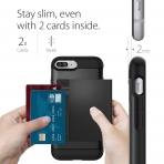 Spigen iPhone 7 Plus Slim Armor CS K�l�f-Black