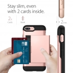 Spigen iPhone 7 Plus Slim Armor CS K�l�f-Rose Gold