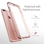 Spigen iPhone 7 Plus Case Ultra Hybrid-Rose Crsytal