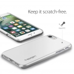 Spigen iPhone 7 Thin Fit K�l�f-Satin Silver