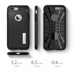 Spigen iPhone 7 Plus Slim Armor Klf-Black