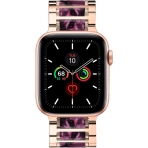 iiteeology Apple Watch Ultra Paslanmaz elik Kay (49/45/44/42mm)-Purple Rose Gold