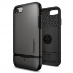 Spigen iPhone 7 Case Flip Armor-Gunmetal