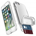 Spigen iPhone 7 Case Flip Armor-Satin Silver