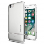Spigen iPhone 7 Case Flip Armor-Satin Silver