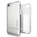 Spigen iPhone 7 Case Flip Armor-Satin Silver