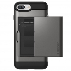 Spigen iPhone 7 Plus Slim Armor CS K�l�f-Gunmetal