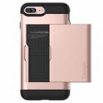 Spigen iPhone 7 Plus Slim Armor CS K�l�f-Rose Gold