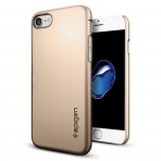 Spigen iPhone 7 Thin Fit Klf-Champagne Gold