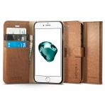 Spigen iPhone 7 Plus Case Wallet S-Brown