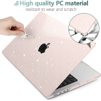 TWOLSKOO MacBook Pro M1/M4 Uyumlu Klf (14 in)-Glitter Starlight