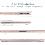 TWOLSKOO MacBook Pro M1/M4 Uyumlu Klf (14 in)-Glitter Starlight