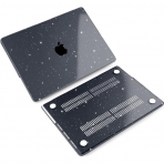TWOLSKOO MacBook Pro M1/M4 Uyumlu Klf (14 in)-Glitter Black