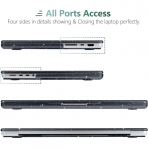 TWOLSKOO MacBook Pro M1/M4 Uyumlu Klf (14 in)-Glitter Black
