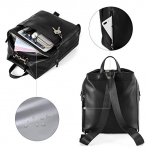 mommore PU Deri Bebek Bakm antas-Black
