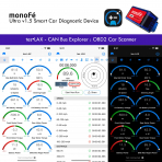 monoFe tesLAX Ultra v1.5 OBD 2 Ak�ll� Ara� Tan� Cihaz� 