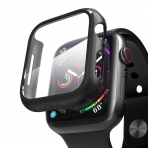 pzoz Apple Watch 4 Ekran Koruyucu Bumper Klf (40mm)-Black