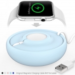 Silicone Maid LLC Apple Watch arj stasyonu-Macaron Light Blue