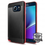 Spigen Galaxy Note 5 Neo Hybrid Carbon (MIL-STD-810G) Klf-Dante Red