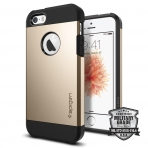 Spigen iPhone SE/5S/5 Tough Armor (MIL-STD-810G) Klf-Champagne Gold