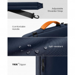 tomtoc 360 MacBook Air/Pro M1/M2 Uyumlu Askl Laptop antas(16 in)-Navy Blue