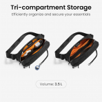 tomtoc Aviator-T35 X-Pac Aksesuar antas(3.5L)-Black 