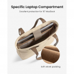 tomtoc Versatile-T23 Tote Laptop antas (15-16 in)-Khaki 