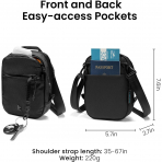 tomtoc Aviator-T37 X-Pac Askl RFID Seyahat antas-Black