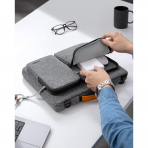 tomtoc Defender A42 Laptop Omuz �antas� (13 �n�)-Gray