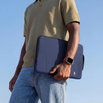 tomtoc Essence A35 360 Koruyucu Laptop �antas� (13 in�)-Navy Blue
