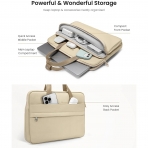 tomtoc A12 Laptop Omuz antas (13-14 in) -Beige