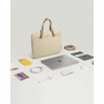 tomtoc A12 Laptop Omuz antas (13-14 in) -Beige
