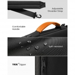 tomtoc 360 MacBook Air/Pro M1/M2 Uyumlu Askl Laptop antas(14 in)-Black