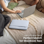 tomtoc Light A18 MacBook Neo Laptop �antas� (13 in�)-Light Blue