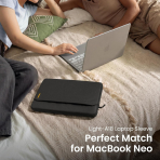 tomtoc Light A18 MacBook Neo Laptop �antas� (13 in�)-Black