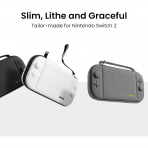 tomtoc Nintendo Switch 2 Uyumlu Askl anta-Gray